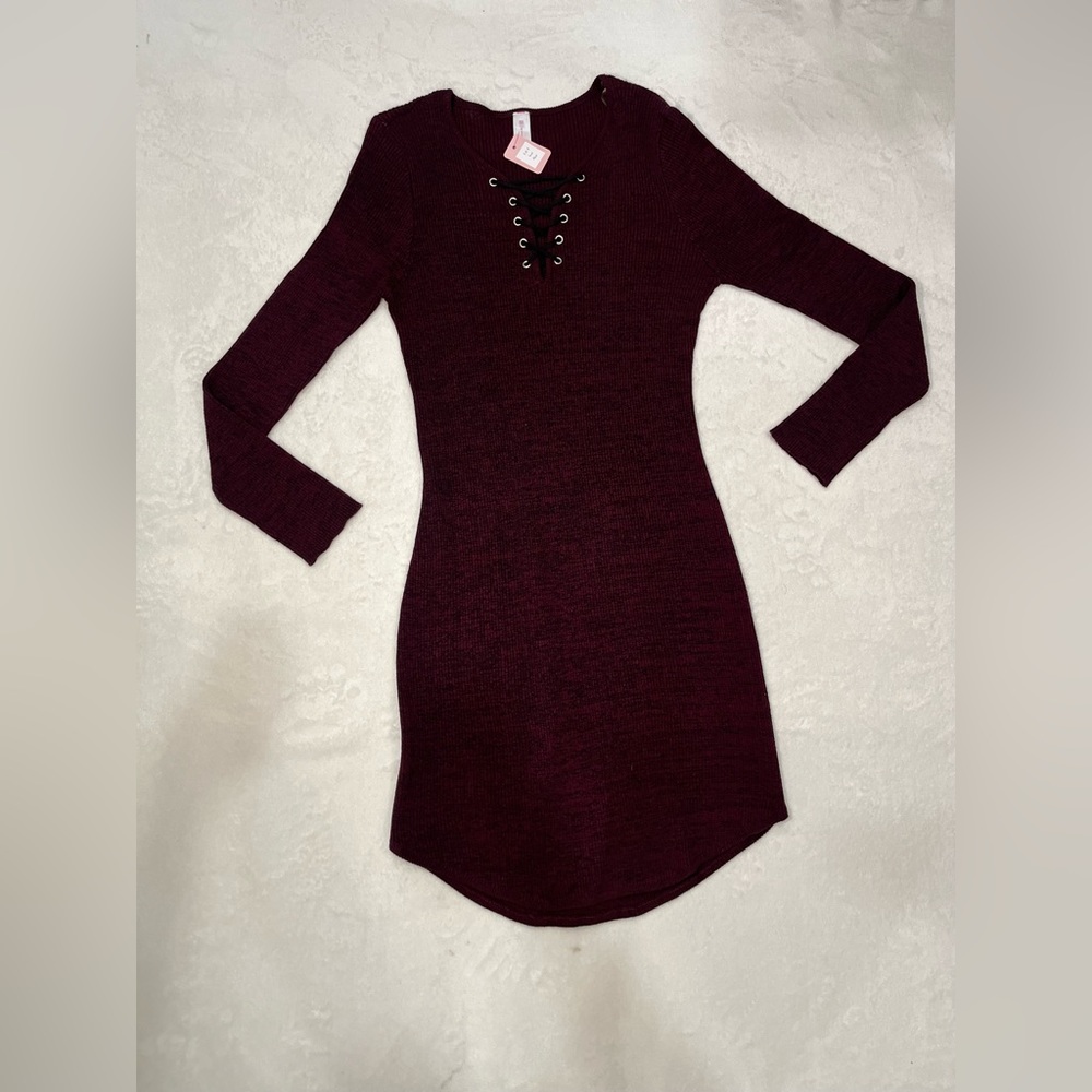 Burgundy Dress
